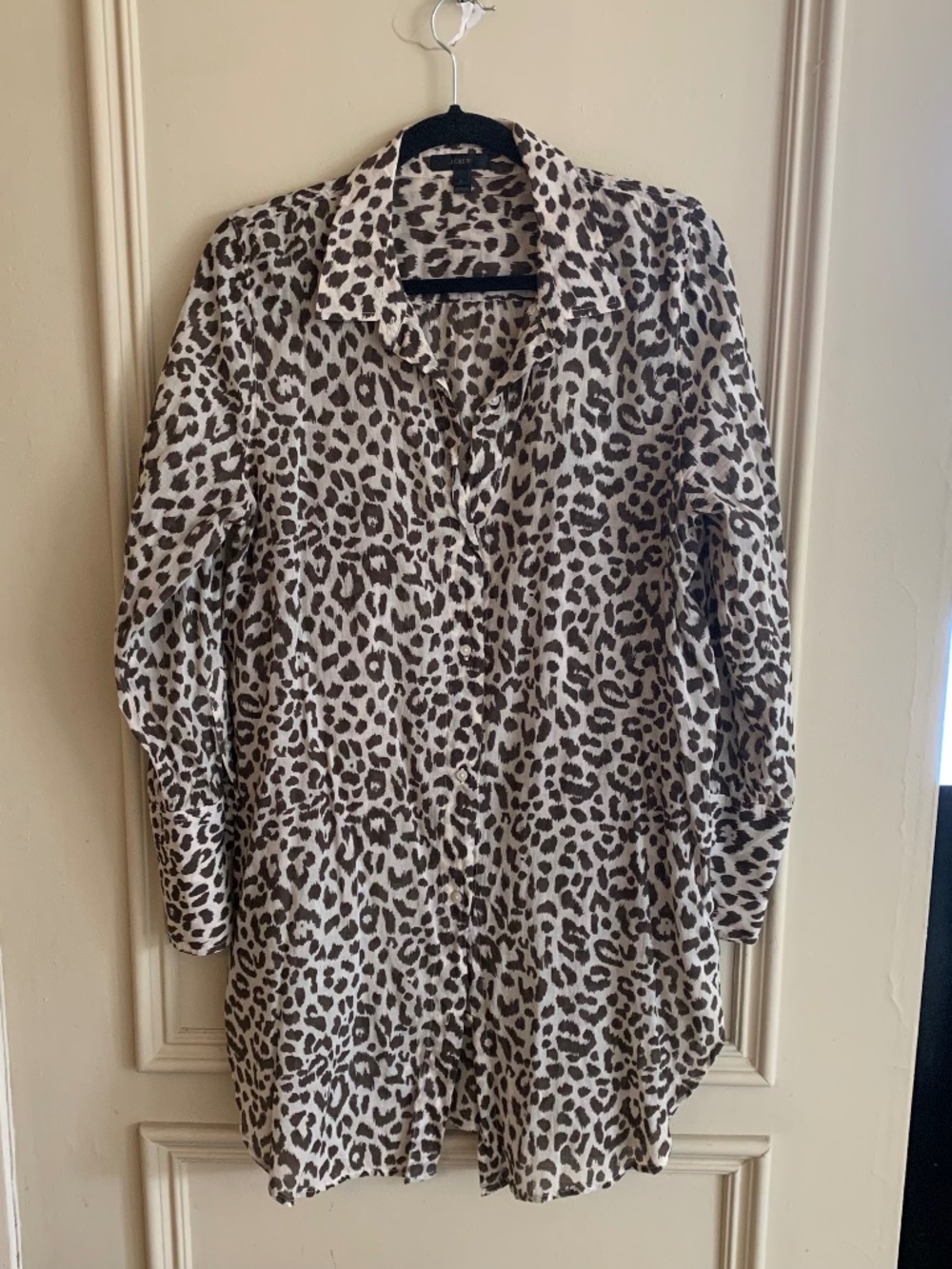 J Crew Breezy Beach Cover Up/Tunic (L)